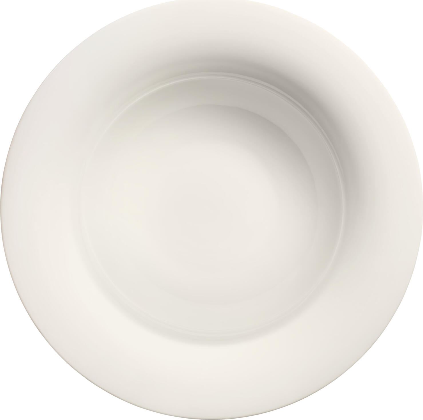 VEGA Premiora Pasta Plate, Premium Porcelain, Cream White, 30 cm Diameter, 650 ml, Scratch Resistant, Dishwasher and Microwave Safe