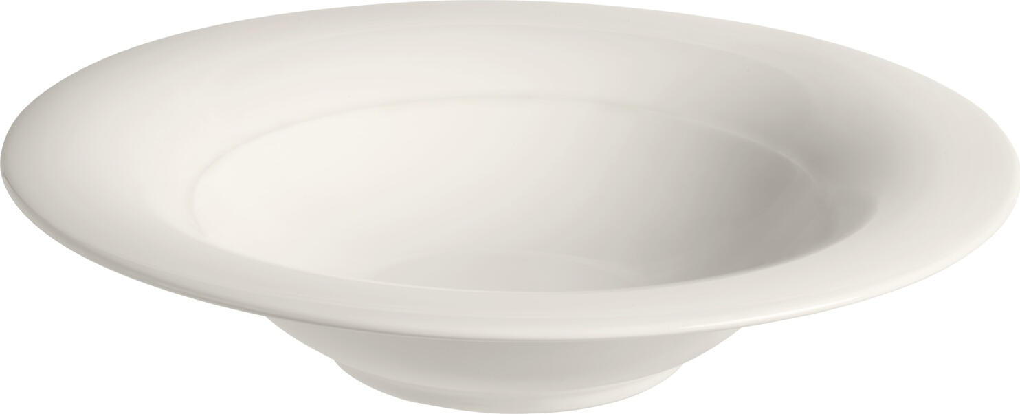VEGA LUSINI Solutions GmbH Pasta plate Premiora Pastateller Premiora Pasta plate Premiora; 650 ml, 30x6.5 cm (ØxH); cream white; round; 12 piece / pack Pastateller Premiora; 650 ml, 30x6.5 cm (ØxH); cremeweiß; rund; 12 Stück / Pack Cream-colored pasta plate made of premium porcelain. In an elegant, timeless design. Particularly cut and scratch resistant. Dishwashe -safe and microwaveable. Cremefarbener Pastateller aus Premium-Porzellan. In edlem, zeitlosem Design. Besonders schnitt- und kratzfest. Spülmaschinenfest und mikrowellengeeignet.
