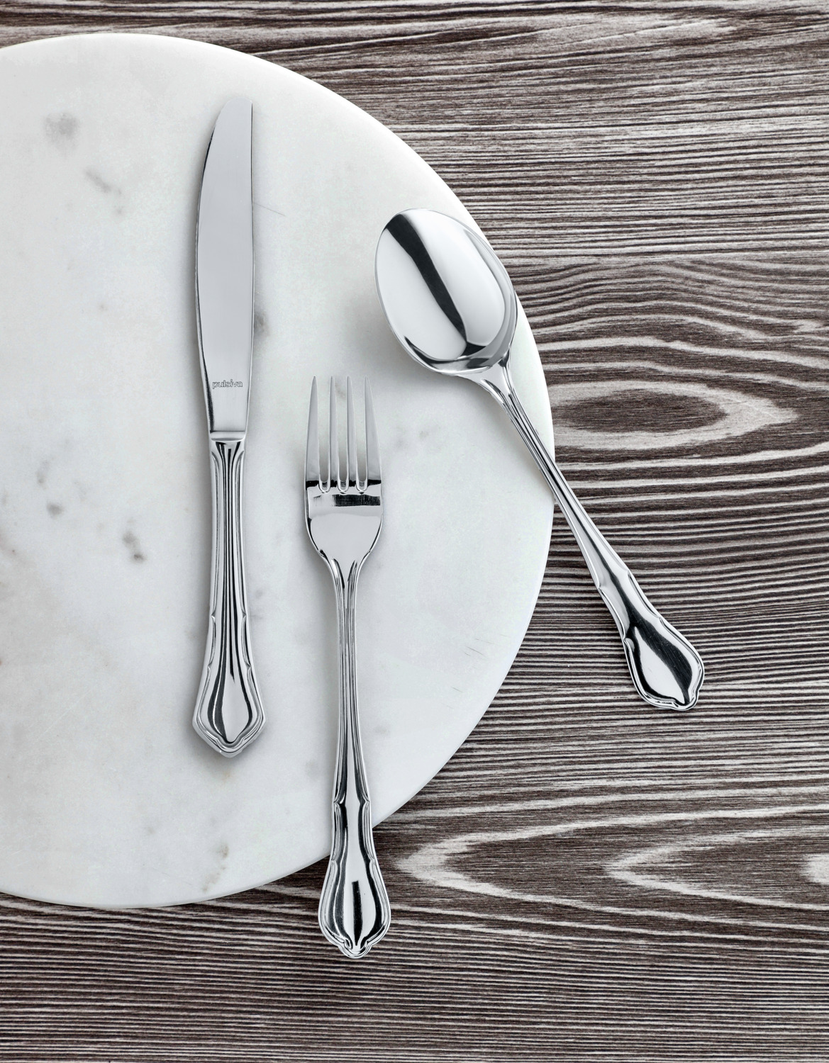 Pulsiva Malaga II Table Spoon, 18/0 Chrome Stainless Steel, Rust-free, Mirror Polished, 20.5 cm, Nickel-free, Professional Gastronomy Cutlery