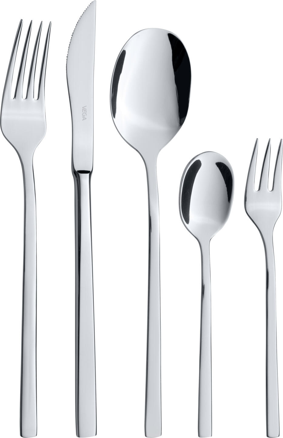 VEGA LUSINI Solutions GmbH Sample set cutlery Triest 5-piece Mustergarnitur Besteck Triest 5-teilig Sample set cutlery Triest 5-piece; silver Mustergarnitur Besteck Triest 5-teilig; silber Use our sample service. The following samples are included: Table spoon Table fork Table knife 13/0 Coffee spoon Cake fork Sample items are priced with a nominal fee, if you are not satisfied with the sample we will refund the nominal fee. Please contact our customer service. Nutzen Sie unseren Musterservice. Folgende Muster sind enthalten: Menülöffel Menügabel Menümesser 13/0 Kaffeelöffel Kuchengabel Musterartikel sind mit einer Schutzgebühr bepreist, bei Nichtgefallen erstatten wir Ihnen die Schutzgebühr zurück. Bitte nehmen Sie hierzu Kontakt zu unserem Kundenservice auf.