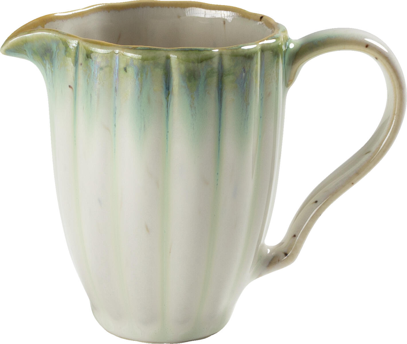 VEGA LUSINI Solutions GmbH Milk and sauce jug Flora Milch - & Saucenkännchen Flora Milk and sauce jug Flora; 110 ml, 5.9x7.9 cm (ØxH); green/beige; 6 piece / pack Milch - & Saucenkännchen Flora; 110 ml, 5.9x7.9 cm (ØxH); grün/beige; 6 Stück / Pack The porcelain pourers in the Flora range with a capacity of 110 ml are an ideal addition to the range and offer a functional solution for professional service. They are suitable for serving sauces, milk, dressings or small liquids in style and support controlled, clean pouring at the table or buffet. The design picks up on the floral design language of the range and blends harmoniously into the overall look of the plates, bowls and coffee crockery. Thanks to their compact size, the spouts can be used flexibly - from breakfast buffets to fine dining services. Made from robust porcelain, the Flora pourers are dishwasher-safe and therefore ideal for everyday use in the catering and hotel industry. Advantages & features: * Porcelain pourer for professional use * 110 ml capacity * Suitable for sauces, milk, dressing and more * dishwasher safe Die Porzellan?Ausgießer der Serie Flora mit 110 ml Fassungsvermögen ergänzen das Sortiment ideal und bieten eine funktionale Lösung für den professionellen Service. Sie eignen sich zum stilvollen Servieren von Saucen, Milch, Dressing oder kleinen Flüssigbeigaben und unterstützen einen kontrollierten, sauberen Ausguss am Tisch oder Buffet. Das Design greift die florale Formensprache der Serie auf und fügt sich harmonisch in das Gesamtbild von Tellern, Schalen und Kaffeegeschirr ein. Durch die kompakte Größe lassen sich die Ausgießer flexibel einsetzen – vom Frühstücksbuffet bis zum Fine?Dining?Service. Gefertigt aus robustem Porzellan sind die Flora?Ausgießer spülmaschinenfest und damit optimal für den täglichen Einsatz in Gastronomie und Hotellerie geeignet. Vorteile & Eigenschaften: * Porzellan?Ausgießer für professionellen Einsatz * 110 ml Fassungsvermögen * geeignet für Saucen, Milch, Dressing und mehr * spülmaschinenfest