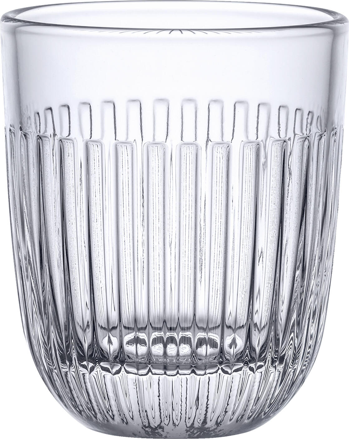 Pahar Universal La Rochere Ouessant, 290ml Sticla Presata Soda-Lime, Model Relievat, Rezistent la Masina de Spalat Vase, Transparent