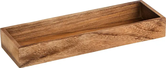 Коробка из дерева акации VEGA Ruby, пищевой контейнер, 30 x 10 x 4 см, цвет коричневый акация