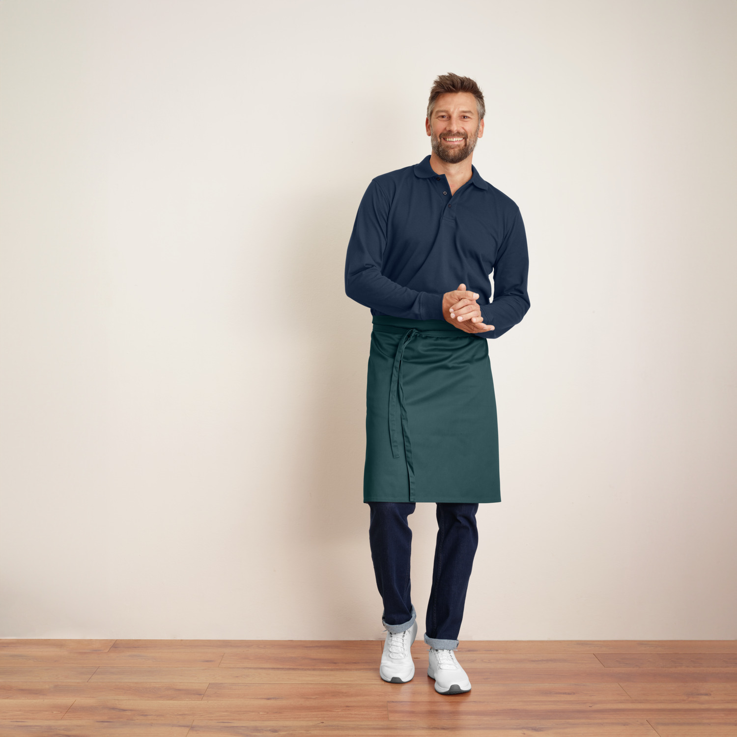 Jobeline Botero Waist Apron, 60 x 80 cm, 65% Polyester 35% Cotton, 200 g/m², OEKO-TEX Standard 100, Easy-Care Durable Fabric