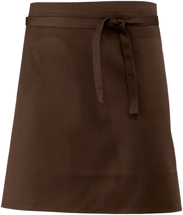 Sartarie Jobeline Botero Scurtor cu Bait, coca brown, 88x100 cm, 65% Poliester 35% Bumbac, 200 g/m², Chingi Incrucisate, Buzunar pentru Tabletă, Lavabil la 60°C