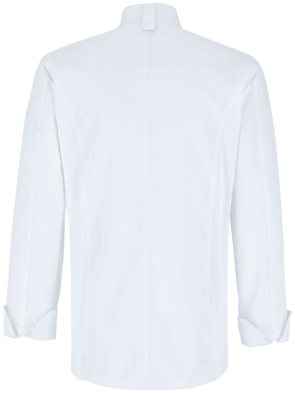 Jobeline Lewis Men's Chef's Jacket, Long-Sleeved White Professional Coat, 65% Polyester 35% Cotton, Snap Button Fastening, OEKO-TEX Certified