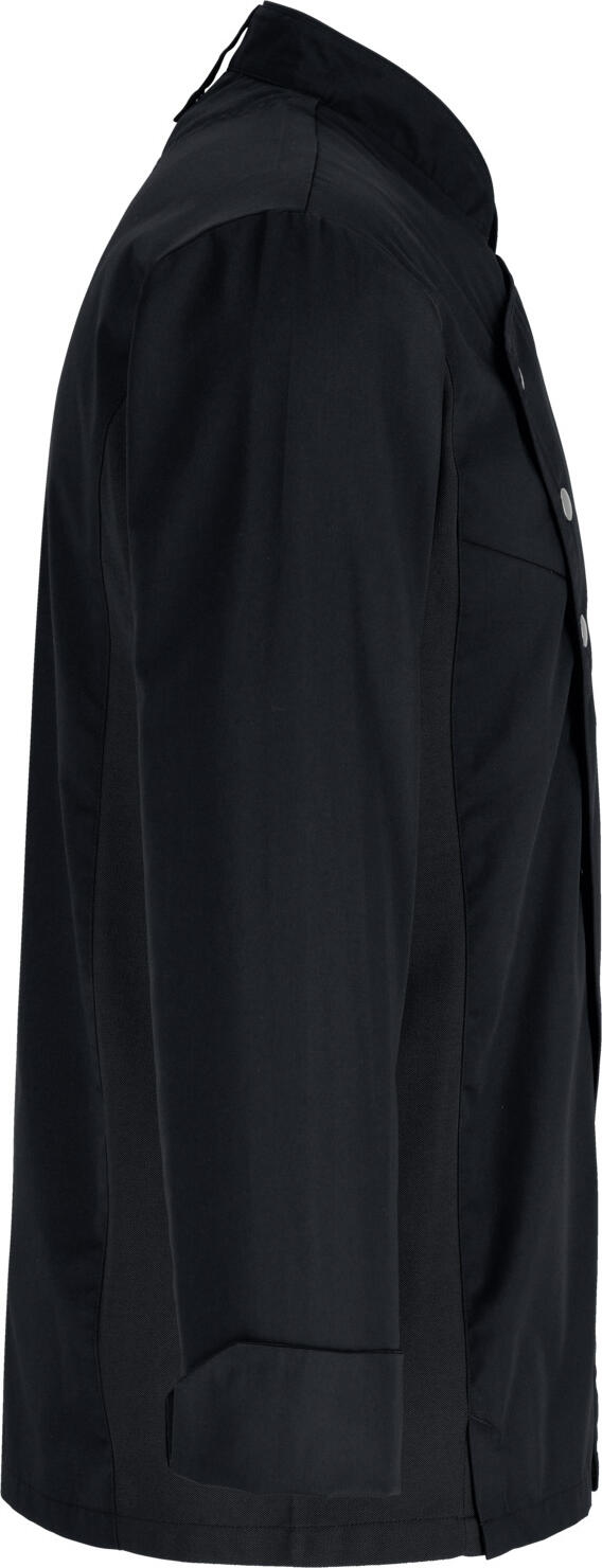 Jacket de Bucatar Jobeline Lewis pentru Barbati, Maneca Lunga, 65% Poliester 35% Bumbac, Închegat cu Capse, Insertii Pique, Certificare OEKO-TEX