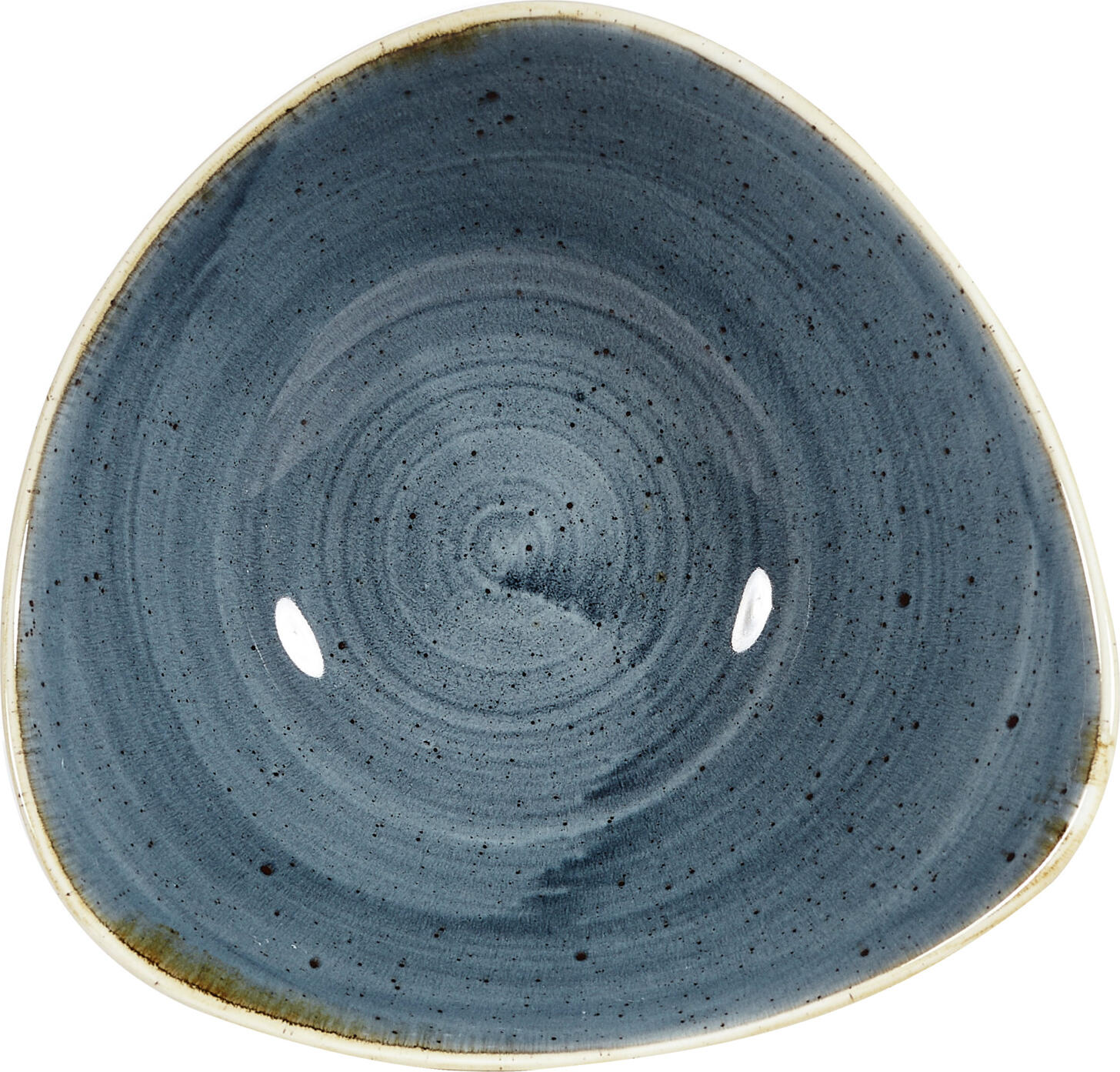 Churchill Churchill China (UK) ltd. Bowl Stonecast Blueberry triangular Bowl Schale  Stonecast Blueberry dreieckig Bowl Stonecast Blueberry triangular; 370 ml, 18.5x18.5 cm (LxW); blue/brown; 12 piece / pack Bowl Schale  Stonecast Blueberry dreieckig; 370 ml, 18.5x18.5 cm (LxB); blau/braun; 12 Stück / Pack The triangular Churchill Stonecast Blueberry Bowl combines high-quality super vitrified porcelain with a natural, handcrafted design. As part of the Stonecast Blueberry series, it comes in a blue-brown colour with a characteristic, hand-decorated effect glaze. The individually designed rim and triangular shape give each bowl a unique character - each piece is one of a kind. The bowl is not only visually appealing, but also functional: it is particularly impact-resistant, extremely durable and specially designed for professional use in restaurants, hotels and catering. The porcelain is dishwasher-safe, microwave-safe, oven-safe and freezer-safe, temperature-resistant and has very low water absorption. It is also food-safe, hygienic, easy to clean and stackable. The Stonecast Barley Blueberry is ideal for modern bowl dishes, salads, pasta, creative starters or signature dishes. Thanks to its design and warm natural white colour, it sets the scene for dishes in a particularly stylish way and elegantly emphasises colours and textures. This porcelain bowl stands for timeless tableware, emotional presentation and uncompromising quality in everyday use. Die Churchill Stonecast Blueberry Bowl Schale in dreieckiger Form vereint hochwertiges Super Vitrified Porzellan mit einem natürlichen, handwerklich inspirierten Design. Als Teil der Serie Stonecast Blueberry präsentiert sie sich in einem blau-braunen Farbton mit charakteristischer, handdekorierter Effektglasur. Der individuell gestaltete Rand sowie die dreieckige Form verleihen jeder Schale einen einzigartigen Charakter – jedes Stück ist ein Unikat. Die Bowl überzeugt nicht nur optisch, sondern auch funktional: Sie ist besonders kantenschlagfest, äußerst widerstandsfähig und speziell für den professionellen Einsatz in Gastronomie, Hotellerie und Catering konzipiert. Das Porzellan ist spülmaschinengeeignet, mikrowellengeeignet, ofenfest sowie gefriergeeignet, temperaturbeständig und besitzt eine sehr geringe Wasseraufnahme. Zudem ist es lebensmittelecht, hygienisch, pflegeleicht und stapelbar. Die Stonecast Barley Blueberry eignet sich ideal für moderne Bowl-Gerichte, Salate, Pasta, kreative Vorspeisen oder Signature-Dishes. Durch ihre Formensprache und das warme naturweiß setzt sie Speisen besonders stilvoll in Szene und unterstreicht Farben sowie Texturen auf elegante Weise. Diese Porzellanschale steht für zeitlose Tischkultur, emotionale Präsentation und kompromisslose Qualität im täglichen Einsatz.