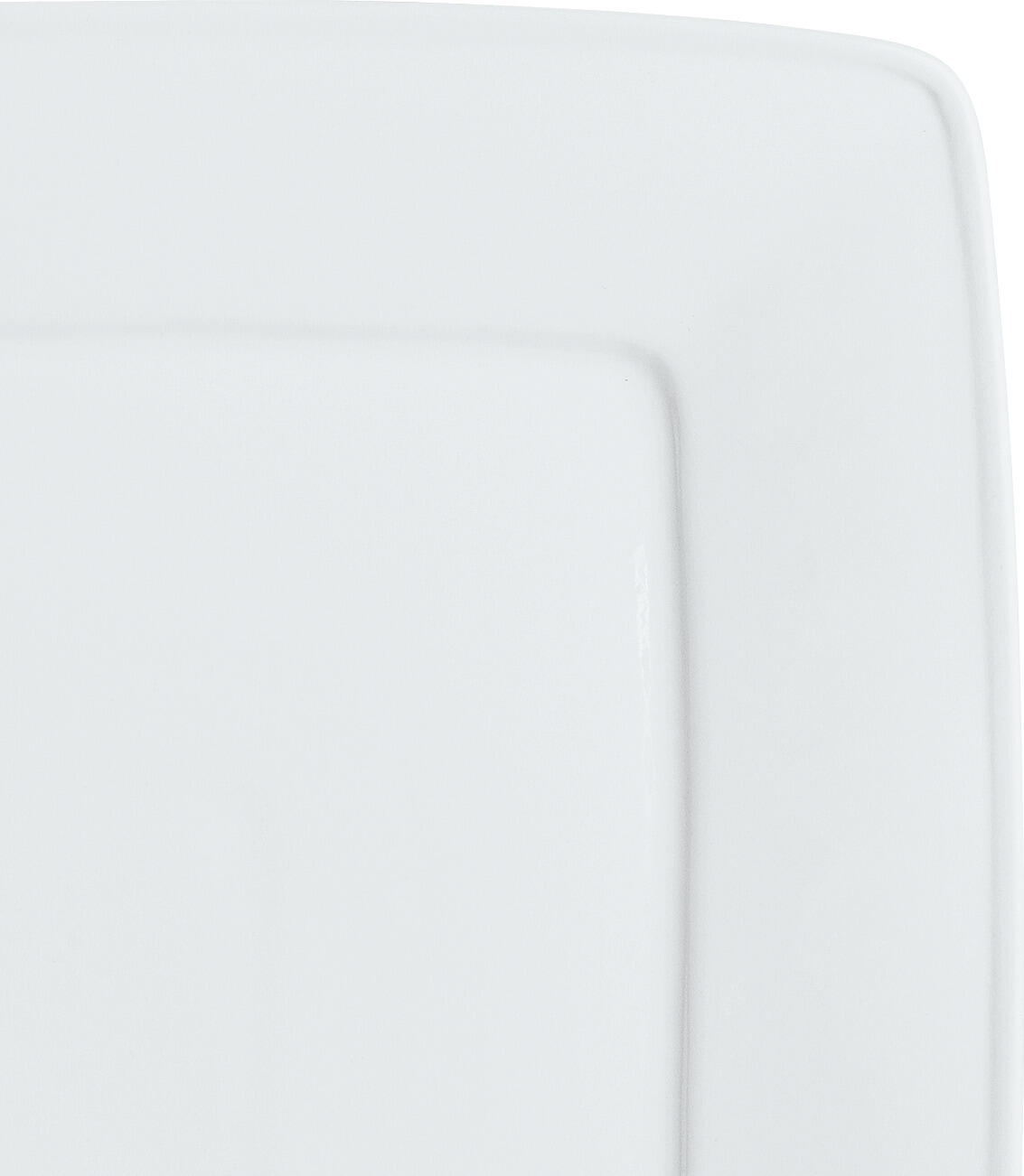 Pulsiva Jazz Espresso Cup, 90ml White Porcelain Square Coffee Cup with Handle, Stackable and Robust, Dishwasher and Microwave Safe