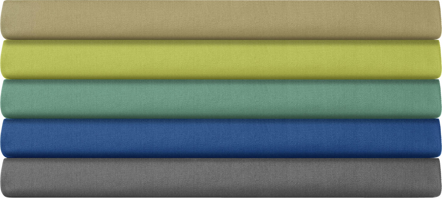 LUSINI Blanca Square Seat Cushion, 40x40x3 cm, Yellow, 100% Polyacrylic, Outdoor, Quick-drying, Removable Cover, OEKO-TEX Standard 100