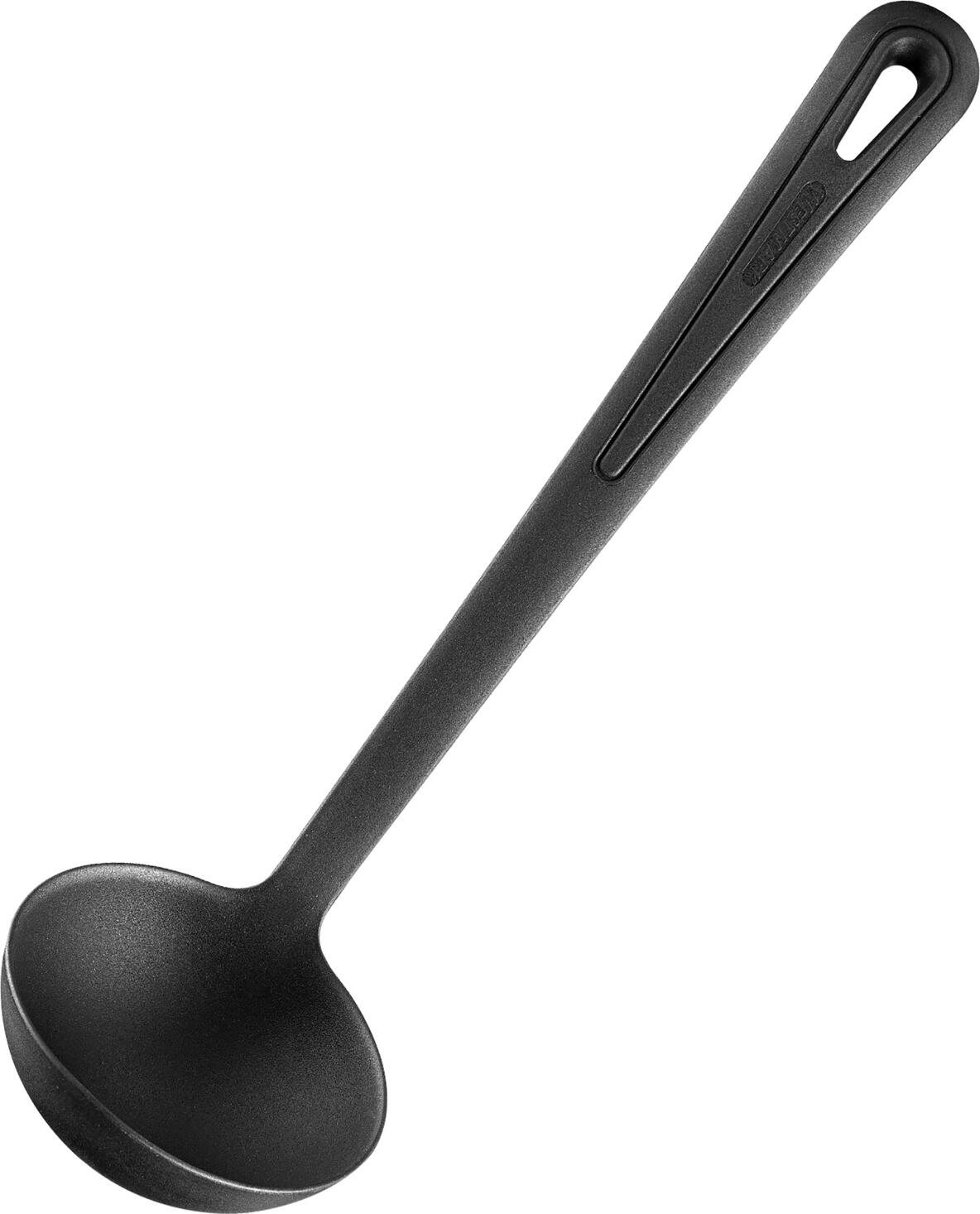 Westmark Gentle Soup Ladle, High-Quality Polyamide, Heat Resistant up to 210°C, 31.5 cm, Black, Dishwasher Safe, Suitable for Coated Cookware