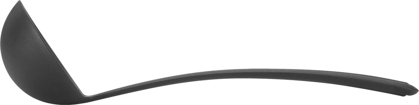 Westmark Gentle Soup Ladle, High-Quality Polyamide, Heat Resistant up to 210°C, 31.5 cm, Black, Dishwasher Safe, Suitable for Coated Cookware