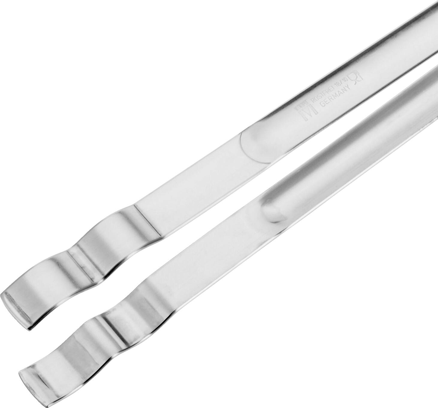 Westmark Clește pentru Grătar Drept, 34 cm, Oțel Inoxidabil 18/10, Capete Găurite și Nervate, Calitate Profesională Gastronomie, Made in Germany