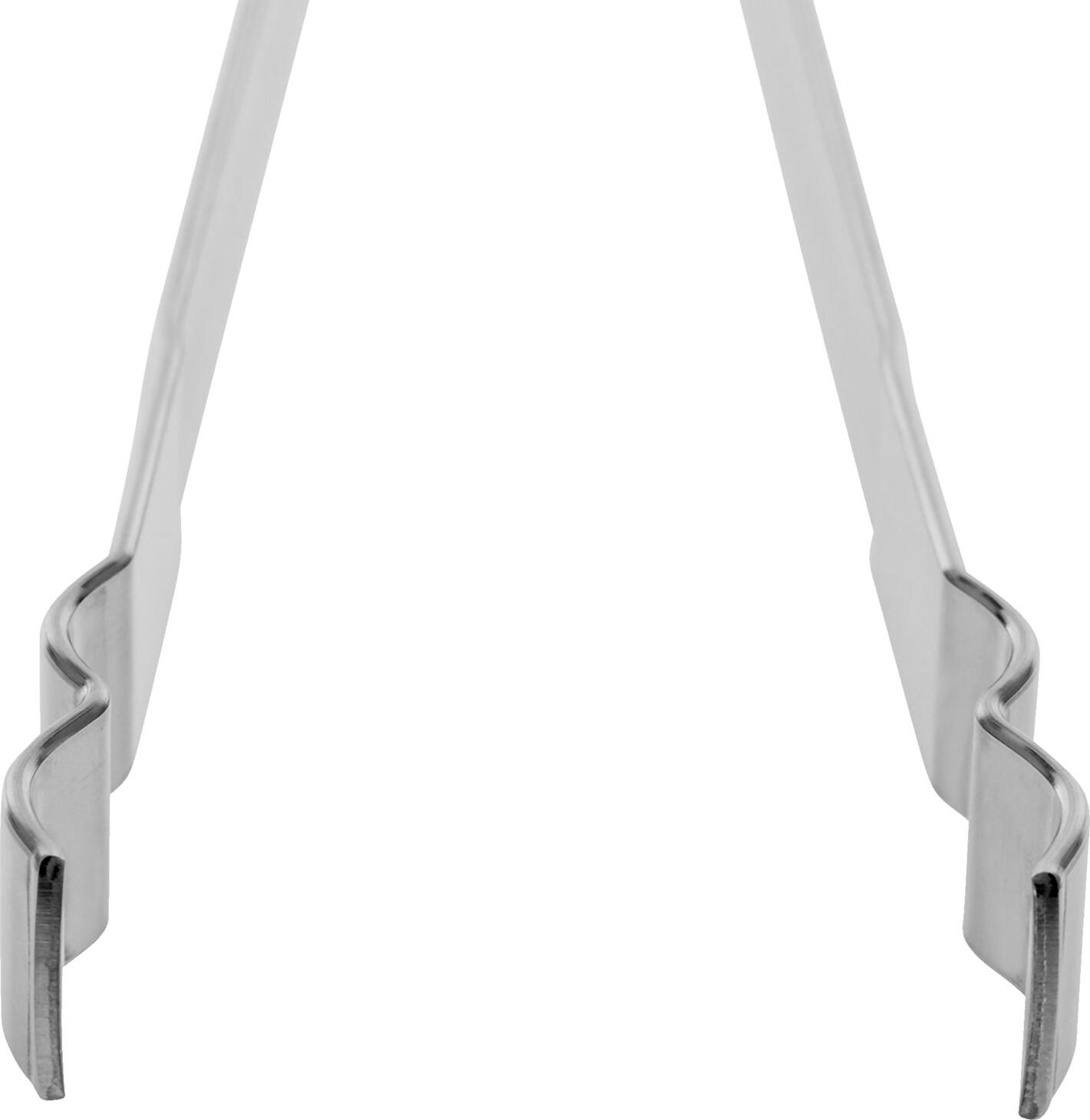 Westmark Clește pentru Grătar Drept, 34 cm, Oțel Inoxidabil 18/10, Capete Găurite și Nervate, Calitate Profesională Gastronomie, Made in Germany