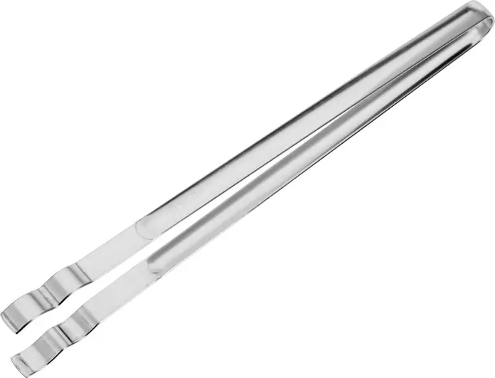 Westmark Clește pentru Grătar Drept, 34 cm, Oțel Inoxidabil 18/10, Capete Găurite și Nervate, Calitate Profesională Gastronomie, Made in Germany