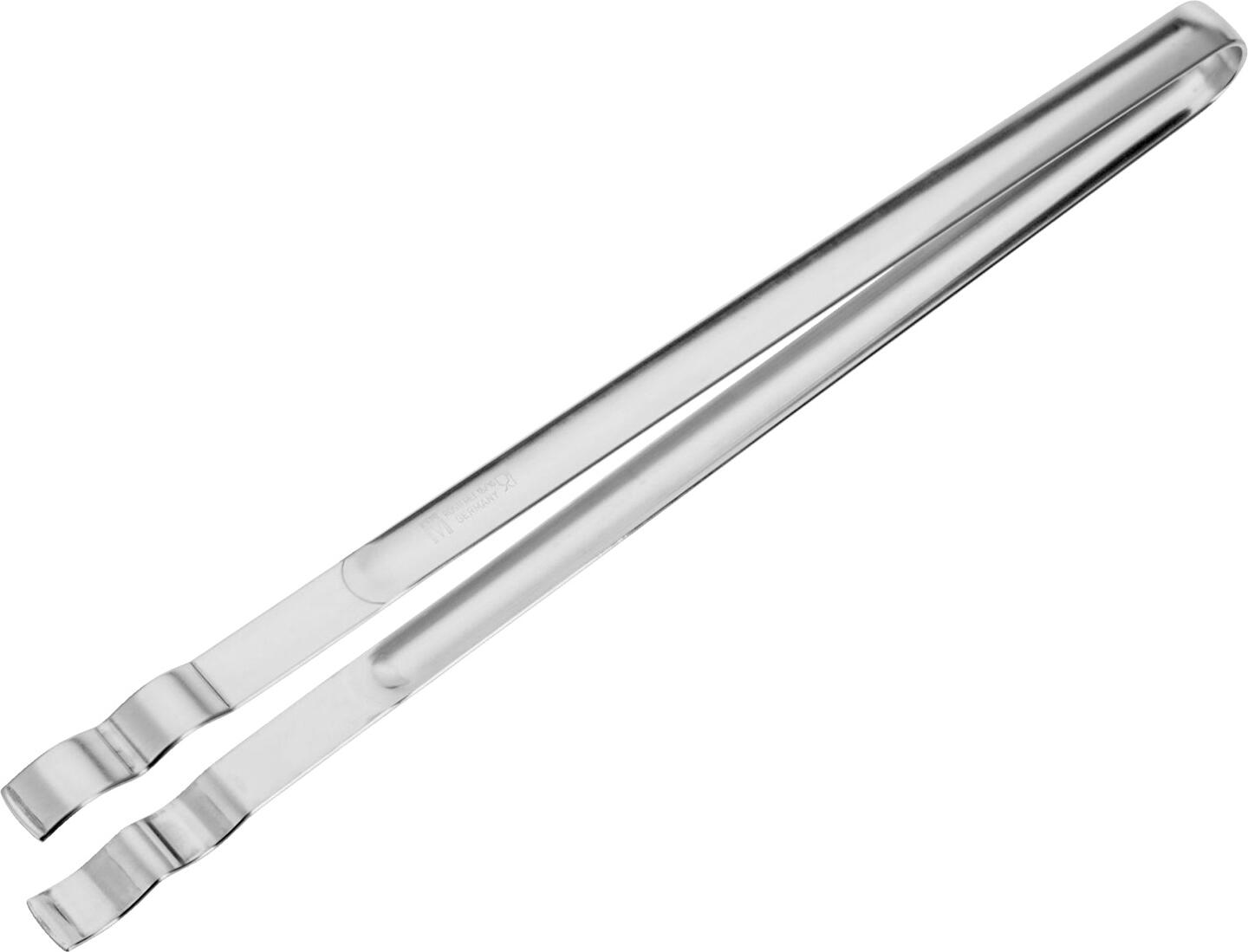 Westmark Westmark GmbH Grillzange gerade Grillzange gerade Grillzange gerade; 35.4x6.8x2.4 cm (LxWxH); silver Grillzange gerade; 35.4x6.8x2.4 cm (LxBxH); silber Die Westmark Grillzange gerade 34 cm  wurde für den professionellen Einsatz in Gastronomie, Hotellerie, Catering, Großküchen und Gemeinschaftsverpflegung entwickelt. Die geraden, geriffelten Greifenden ermöglichen ein sicheres Greifen und präzises Wenden von Fleisch, Fisch, Burgern, Gemüse und weiteren Speisen. Gefertigt aus hochwertigem, rostfreiem Edelstahl überzeugt die Profi-Grillzange durch Langlebigkeit, Hygiene und Spülmaschineneignung – ideal für Grill, Küche, Buffet und BBQ. Merkmale: Edelstahl rostfrei · Gerade Ausführung · Geriffelte Greifenden · Länge 34 cm · Spülmaschinengeeignet · 5 Jahre Herstellergarantie· Made in Germany