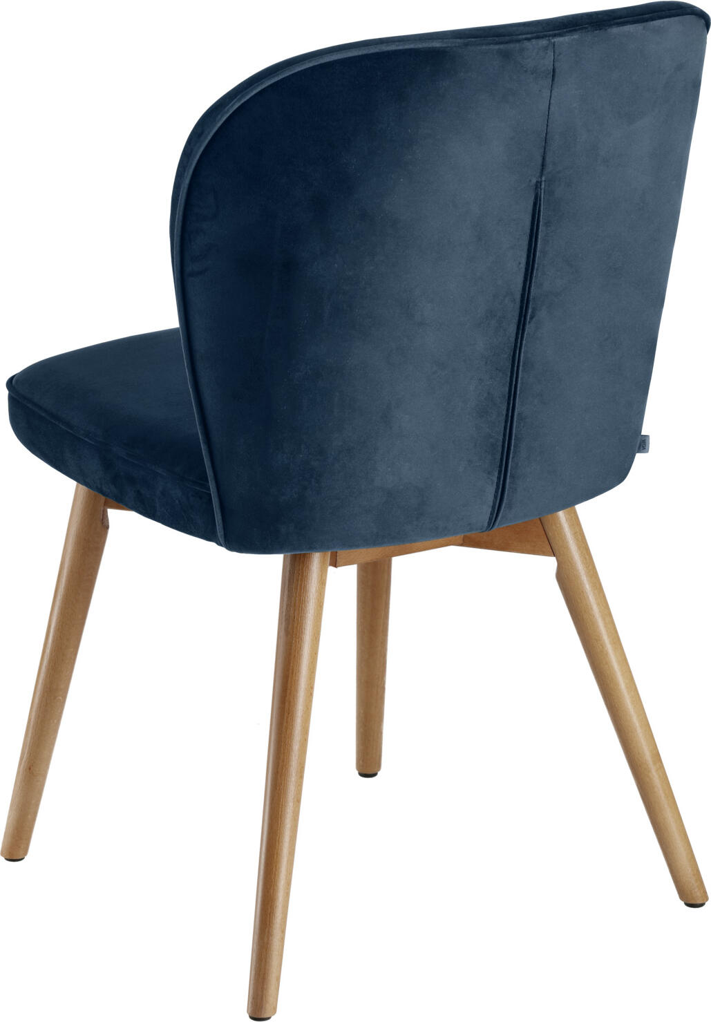 Scaun Tapitat VEGA Lian, Husita Velvet din Poliester, Picioare din Lemn de Fagus, Ignifug, 56x58x86 cm, Rezistenta la Uzura 100,000 Martindale