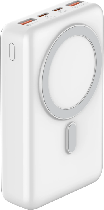 LDNIO PQ18 20000mAh Magnetic Wireless Power Bank, 22.5W Fast Charging, 15W MagSafe Compatible, PD 20W USB-C, QC 3.0, LED Display, Invisible Stand