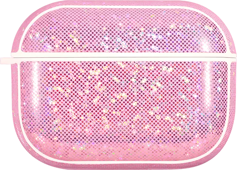Nillkin Glitter Case for Apple AirPods Pro, Laser PU Leather and Soft TPU, Impact and Scratch Resistant, 360-Degree Protection, Slim Design