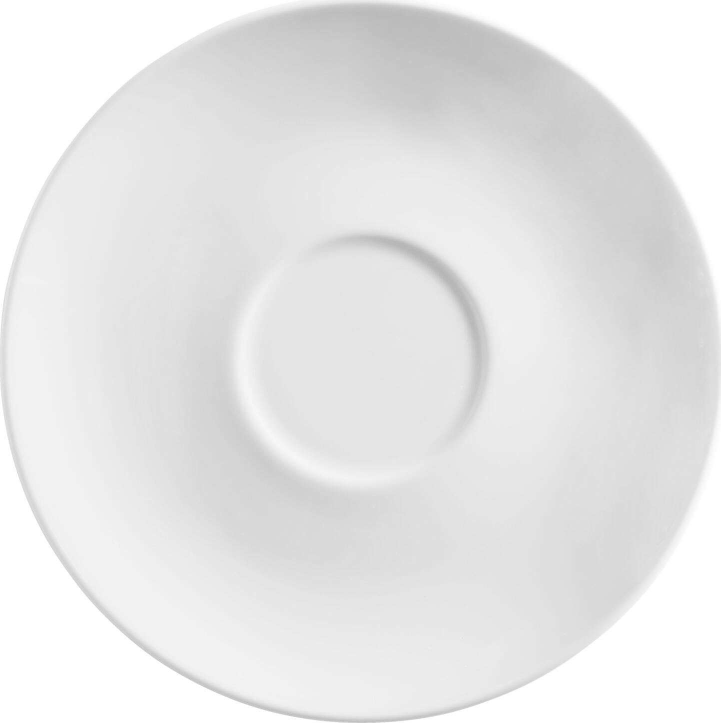 VEGA LUSINI Solutions GmbH Coffee saucer Mixor Kaffee-Untertasse Mixor Coffee saucer Mixor; 15 cm (Ø); white; round; 6 piece / pack Kaffee-Untertasse Mixor; 15 cm (Ø); weiß; rund; 6 Stück / Pack White porcelain coffee saucer. Can be combined in many ways with the colored tableware elements of the series Mixor. Dishwasher safe and microwaveable. Weiße Kaffee-Untertasse aus Porzellan. Vielfältig kombinierbar mit den farbigen Geschirrelementen der Serie Mixor. Spülmaschinenfest und mikrowellengeeignet.
