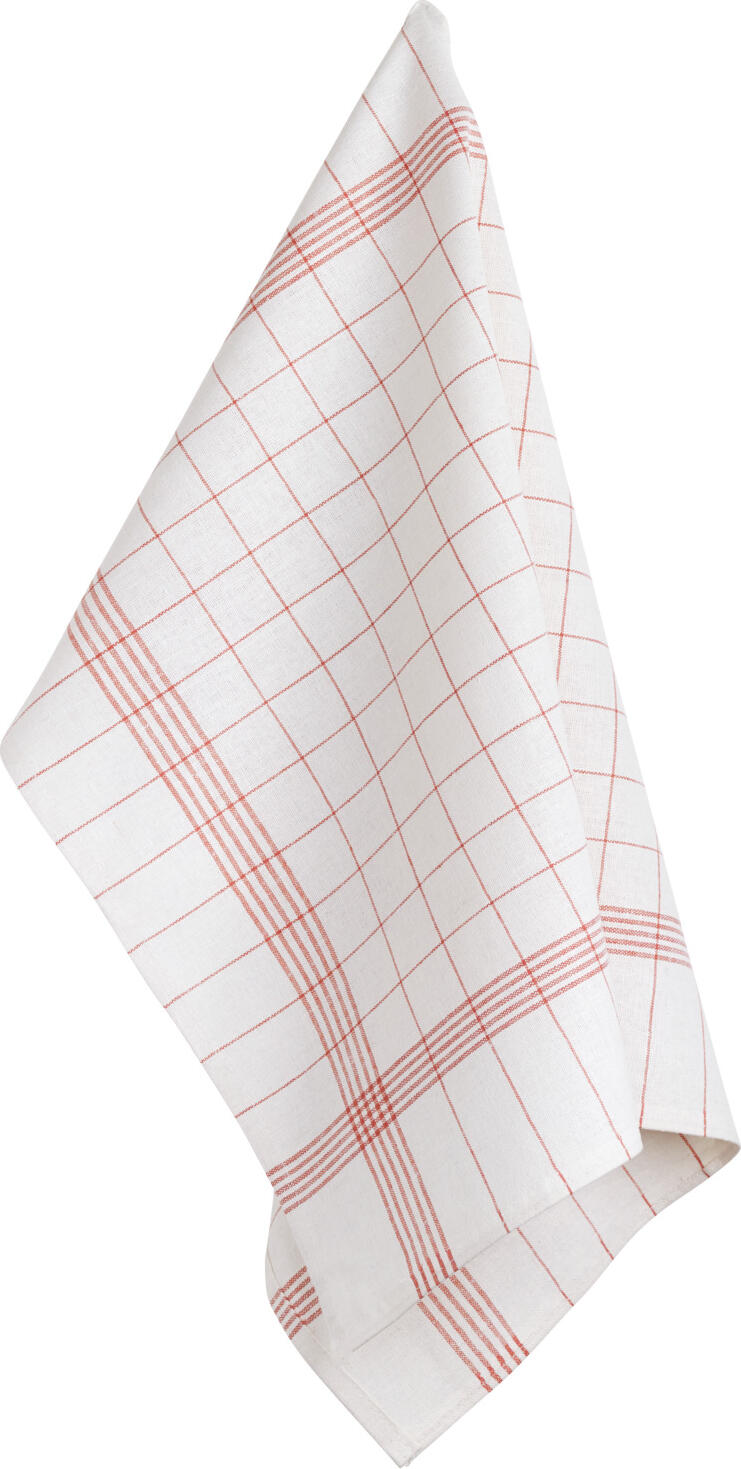 ERWIN M. LUSINI Bremen Tea Towels, 100% Cotton, 50 x 70 cm, Checkered Pattern, Absorbent and Durable, OEKO-TEX Standard 100 Certified
