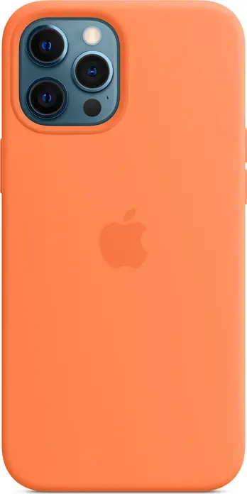 Apple iPhone 17 Pro Silicone Case with MagSafe, Orange, Recycled Silicone Exterior, Soft Microfiber Lining, Camera Control Support, Crossbody Strap Compatible