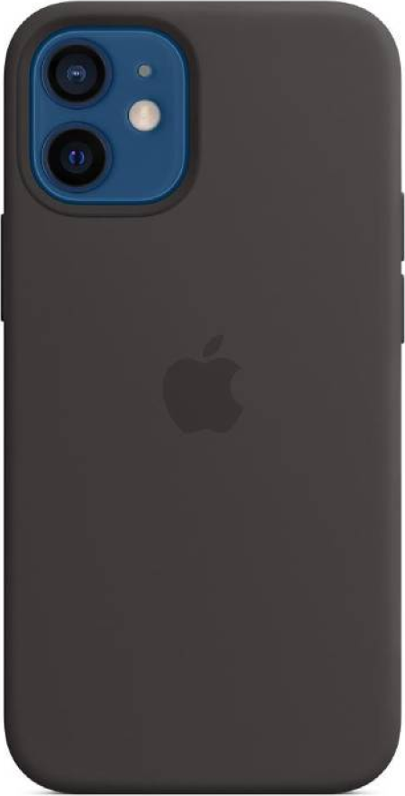 Apple Silicone Case with MagSafe, Black, Soft-Touch Silicone Exterior, Microfiber Lining, Built-in Magnets for Precise Alignment, Camera Protection