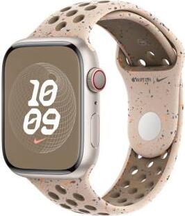 CoTeci Magic Ember Sport Strap Desert Stone for Apple Watch 42mm 44mm 45mm 49mm, Breathable Perforated Liquid Silicone Band, Skin-Friendly Soft Wristband
