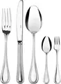 VEGA San Remo Starter and Dessert Fork, 18/10 Chrome-Nickel Stainless Steel, Mirror Polished, 17.4 cm, Gastronomy Grade, Silver