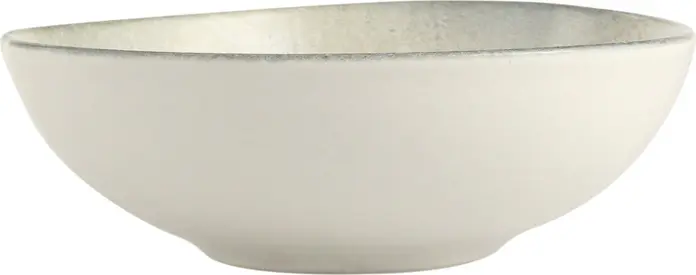 Porland Selene Bowl, Colored Stoneware with Matt Glaze, 585ml, 18cm Diameter, Dishwasher and Microwave Safe