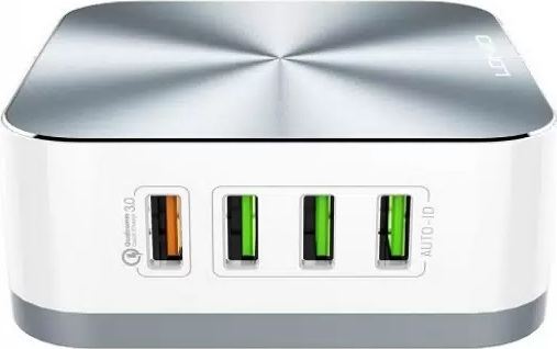 LDNIO A8101 Statiune de Incarcare USB, 8 Porturi, Putere Totala 50W, Qualcomm Quick Charge 3.0, Control Inteligent Auto-ID, Cablu Detasabil