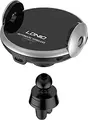 Suport Auto cu Incarcare Wireless LDNIO MA02, Putere 15W, Port USB-C, Rotire 360 Grade, Prindere Grila Aer, Certificare Qi, Design Ajustabil