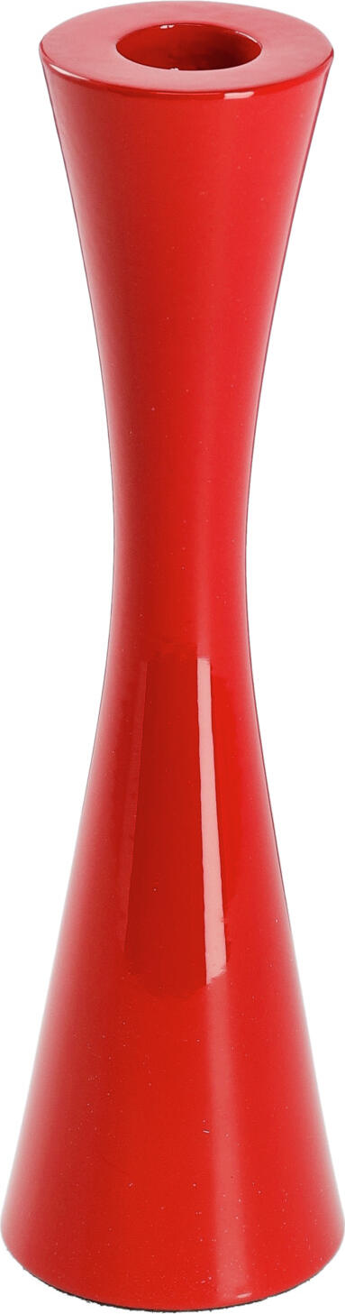 Vega Aniko Taper Candle Holder, Lacquered Aluminum, Two-Tone Design, 5 cm Diameter, 19.5 cm Height