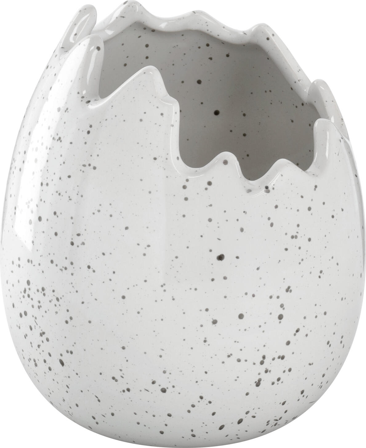 unknown LUSINI Solutions GmbH Decorative Easter egg Baltus Deko-Osterei Baltus Decorative Easter egg Baltus; 12.5x14.5 cm (WxH); cream white Deko-Osterei Baltus; 12.5x14.5 cm (BxH); cremeweiß Half-open Easter egg for use as a decorative figure or artificial plant holder. Halb offenes Osterei, also Deko-Figur oder zum Einsetzen von Kunstpflanzen.