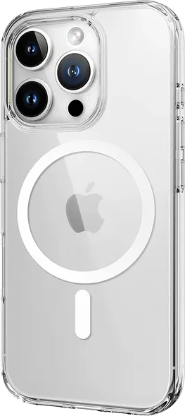 Rock Pure Series MagSafe Case for iPhone 16 Pro Max, Crystal Clear Anti-Yellowing Transparent Cover, Slim Shockproof Reinforced Corners, Anti-Scratch