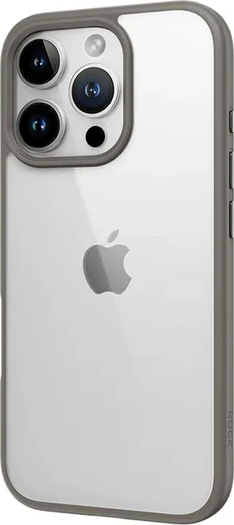 Rock Guard Transparent Case IPhone 16 Pro Max (Grey)