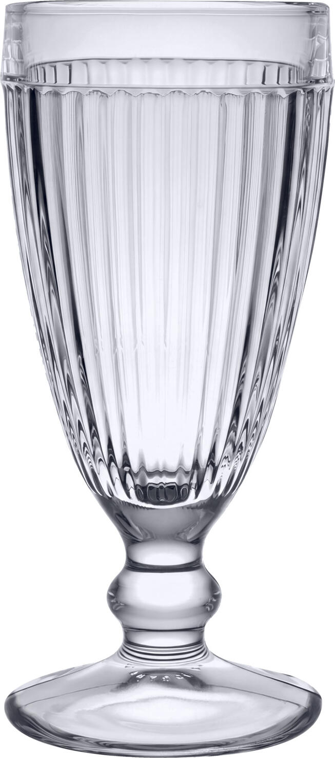 La Rochere Ice cream bowl Antillaise Eisbecher Antillaise Glasschale Ice cream bowl Antillaise  ; 200 ml, 9.5 cm (Ø); transparent; 6 piece / pack Eisbecher Antillaise Glasschale; 200 ml, 9.5 cm (Ø); transparent; 6 Stück / Pack The Antillaise ice cream bowl from La Rochère combines French glass artistry with an expressive design for professional dessert presentation. Its elegant silhouette and high-quality clear glass make this dessert bowl an attractive choice for restaurants, hotels, cafés, ice-cream parlours and catering businesses that place great importance on the appealing presentation of their desserts. Whether classic ice cream variations, fruity sorbets, mousses, cream desserts or modern dessert creations – the Antillaise ice cream bowl showcases every composition to great effect. The raised bowl shape creates volume and gives the dessert a premium look, ensuring the enjoyment begins the moment it is served. Made from robust pressed glass, this dessert bowl impresses with its durability in the day-to-day demands of the catering industry. The clear glass shows off colours, layers and decorations to their best advantage and enhances professional presentation on dessert menus and buffets. At the same time, its solid construction ensures a long service life even with frequent use and washing. As a product from the long-established French glass manufacturer La Rochère, the Antillaise ice cream bowl stands for quality, functionality and timeless design. This makes the dessert glass suitable for both everyday service and upmarket catering concepts that wish to offer their guests a special dining experience. High-quality pressed glass Transparent design Robust catering-grade quality Dishwasher-safe Suitable for restaurants, hotels, cafés and ice-cream parlours Made in France Der Eisbecher Antillaise von La Rochère verbindet französische Glaskunst mit einer ausdrucksstarken Formgebung für die professionelle Dessertpräsentation. Die elegante Silhouette und das hochwertige Klarglas machen diesen Dessertbecher zu einer attraktiven Wahl für Restaurants, Hotels, Cafés, Eisdielen und Cateringbetriebe, die Wert auf eine ansprechende Inszenierung ihrer Nachspeisen legen. Ob klassische Eisvariationen, fruchtige Sorbets, Mousse, Cremedesserts oder moderne Dessertkreationen – der Antillaise Eisbecher setzt jede Komposition wirkungsvoll in Szene. Die erhöhte Kelchform schafft Volumen und verleiht dem Dessert eine hochwertige Optik, die den Genuss bereits beim Servieren beginnen lässt. Hergestellt aus robustem Pressglas überzeugt der Dessertkelch durch seine Widerstandsfähigkeit im gastronomischen Alltag. Das klare Glas bringt Farben, Schichtungen und Dekorationen optimal zur Geltung und unterstützt eine professionelle Präsentation auf Dessertkarten und Buffets. Gleichzeitig gewährleistet die solide Verarbeitung eine lange Lebensdauer auch bei häufiger Nutzung und Reinigung. Als Produkt des traditionsreichen französischen Glasherstellers La Rochère steht der Antillaise Eisbecher für Qualität, Funktionalität und zeitloses Design. Damit eignet sich das Dessertglas sowohl für den täglichen Service als auch für gehobene Gastronomiekonzepte, die ihren Gästen ein besonderes Serviererlebnis bieten möchten. Hochwertiges Pressglas Transparente Ausführung Robuste Gastro-Qualität Spülmaschinengeeignet Geeignet für Restaurants, Hotels, Cafés und Eisdielen Hergestellt in Frankreich
