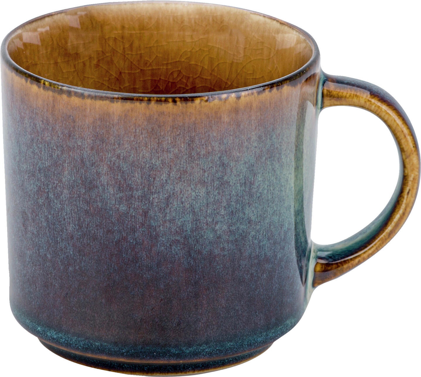 Cosy & Trendy Billiet-Vanlaere NV Mug Quintana Becher Quintana Mug Quintana; 450 ml, 9x9.4 cm (ØxH); amber; 6 piece / pack Becher Quintana; 450 ml, 9x9.4 cm (ØxH); bernstein; 6 Stück / Pack Colored mug made of porcelain. Dishwasher safe and microwaveable. Farbiger Becher aus Porzellan. Spülmaschinenfest und mikrowellengeeignet. Handmade Produkte, die in Ihrer Farbe (sowohl innen als auch außen) von hell zu dunkel abweichen können. Bläuliche Färbungen auf der braunen Außenseite können auftreten. Bitte beachten Sie: Diese Produkte haben eine verglaste Oberschicht, die bei extremen Temperaturen (z.B. im Backofen, auf der Herdplatte oder in der Tiefkühltruhe) unsichtbare Schäden erleiden kann. Einmal beschädigt, kann Wasser eindringen und bei erneuter Hitze oder Kälte sichtbare Schäden verursachen. Dies nennt man Thermoschock.
