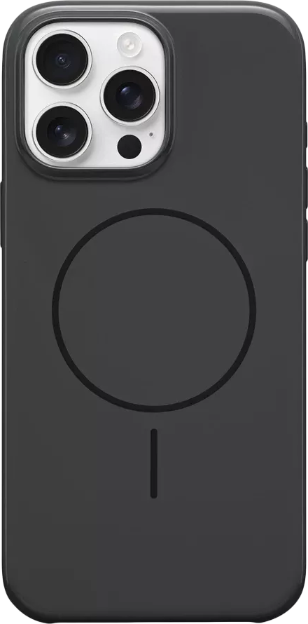 Husa Beats cu MagSafe pentru Apple iPhone 16 Series, Negru, Spate din Policarbonat cu Captusala din Microfibra, Control Camera cu Cristal de Safir