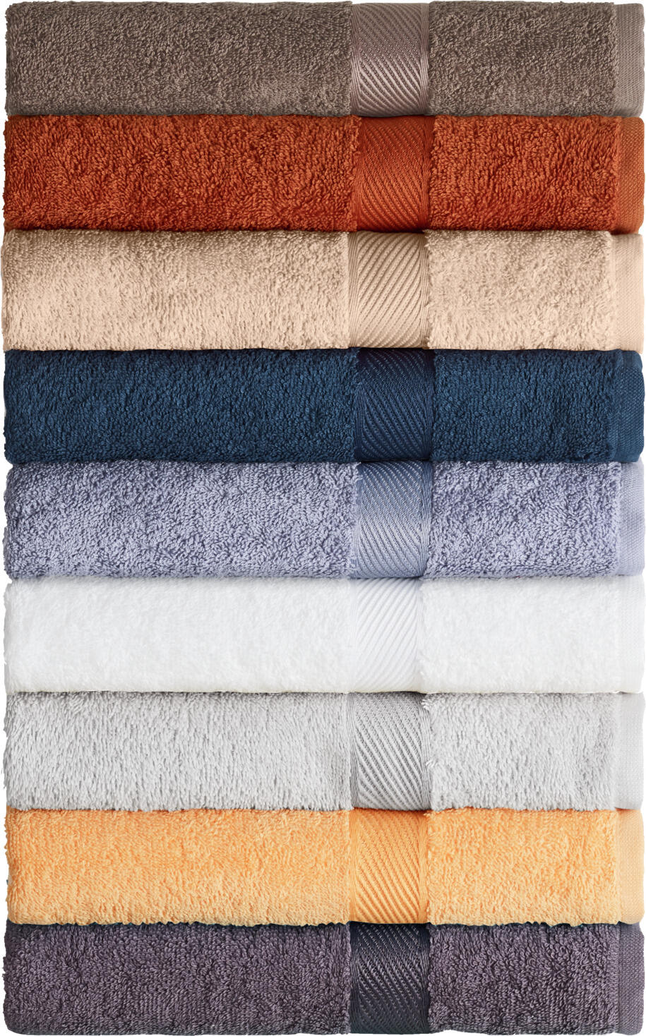 Erwin M. Lusini Valencia Uni Face Towel, 100% Cotton Walk Terry, 30 x 30 cm, 460 g/m², OEKO-TEX Standard 100 Certified, Absorbent and Durable