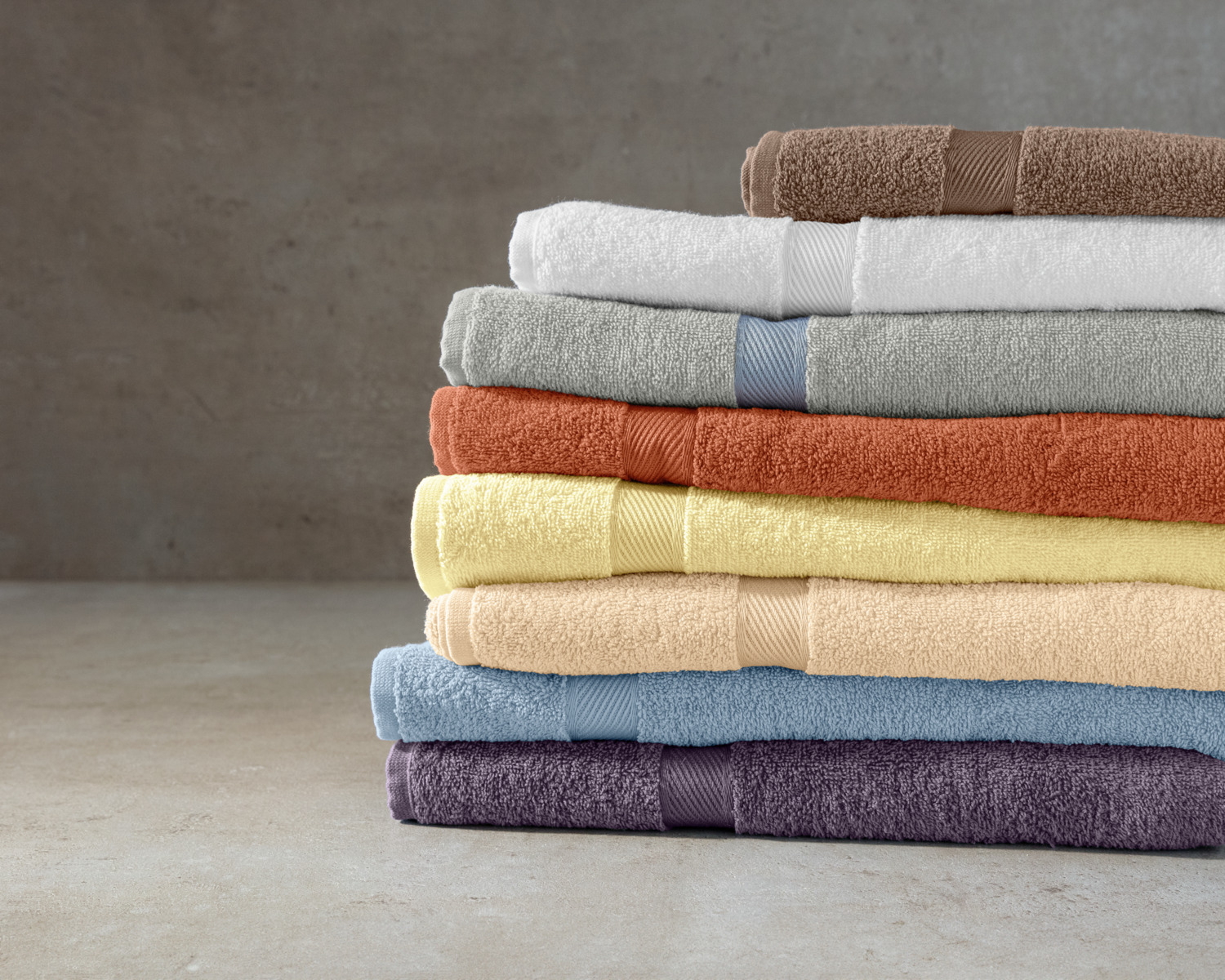 ERWIN M. LUSINI Valencia Uni Face Towel, 100% Cotton Walk Terry, 30 x 30 cm, Absorbent and Durable, OEKO-TEX Standard 100 Certified