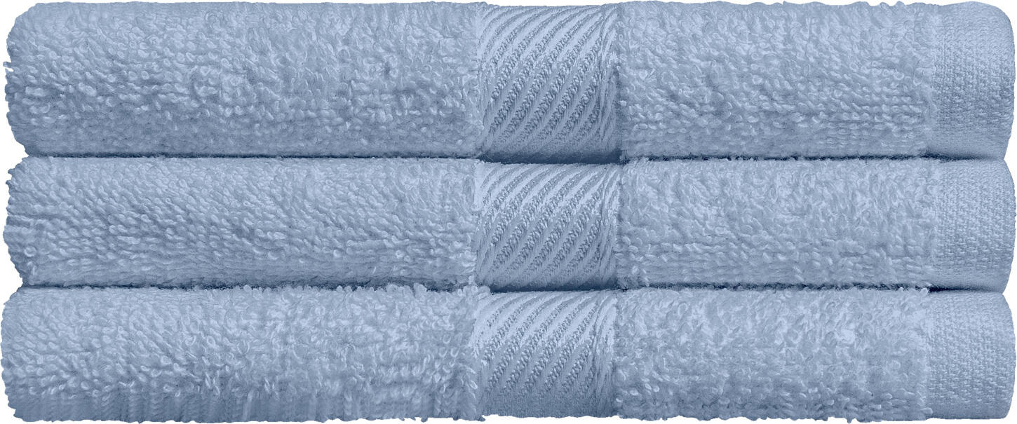 ERWIN M. LUSINI Valencia Uni Face Towel, 100% Cotton Walk Terry, 30 x 30 cm, 460 g/m², OEKO-TEX Standard 100, Absorbent and Durable
