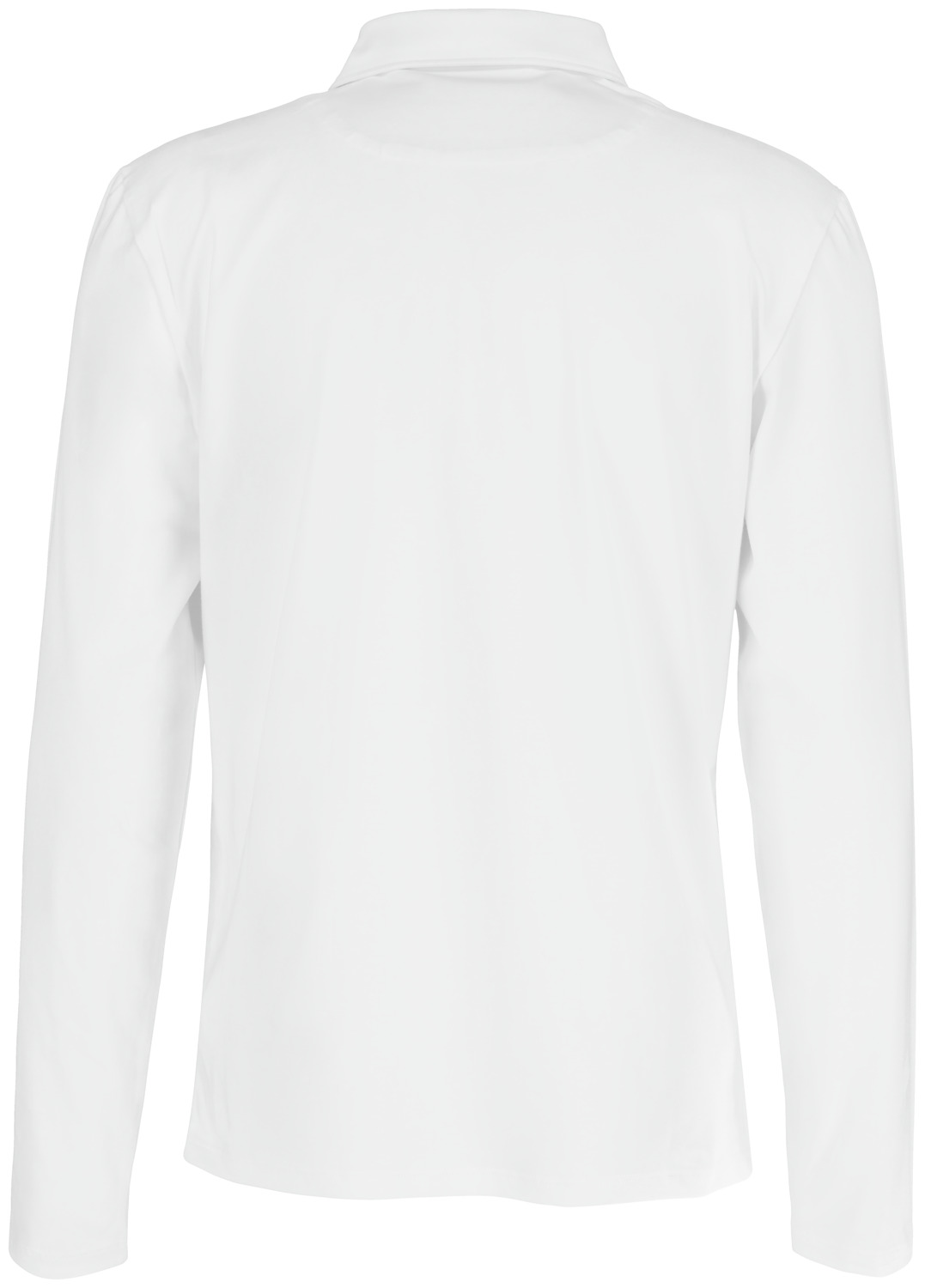 Tricou Polo Jobeline Malme cu Maneca Lunga pentru Barbati, 95% Bumbac 5% Elastan, Placket cu Trei Butone, Tinuta Profesionala Horeca, Alb, Marime L