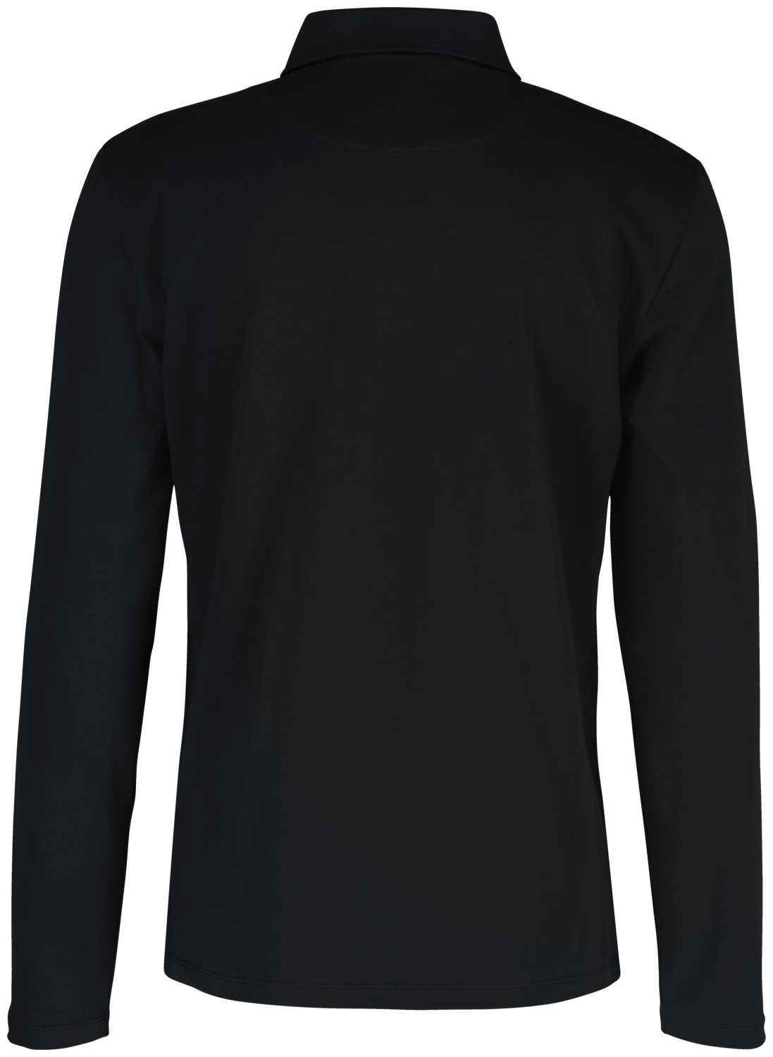 Jobeline Malme Men's Long Sleeve Jersey Polo Shirt, Regular Fit, 95% Cotton 5% Elastane, Three-Button Placket, OEKO-TEX Standard 100