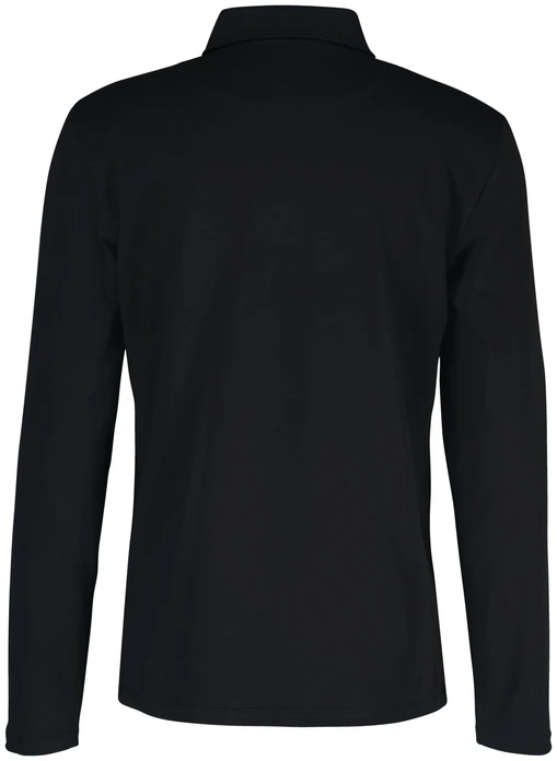 Jobeline Malme Men's Long Sleeve Jersey Polo Shirt, Regular Fit, 95% Cotton 5% Elastane, Three-Button Placket, OEKO-TEX Standard 100