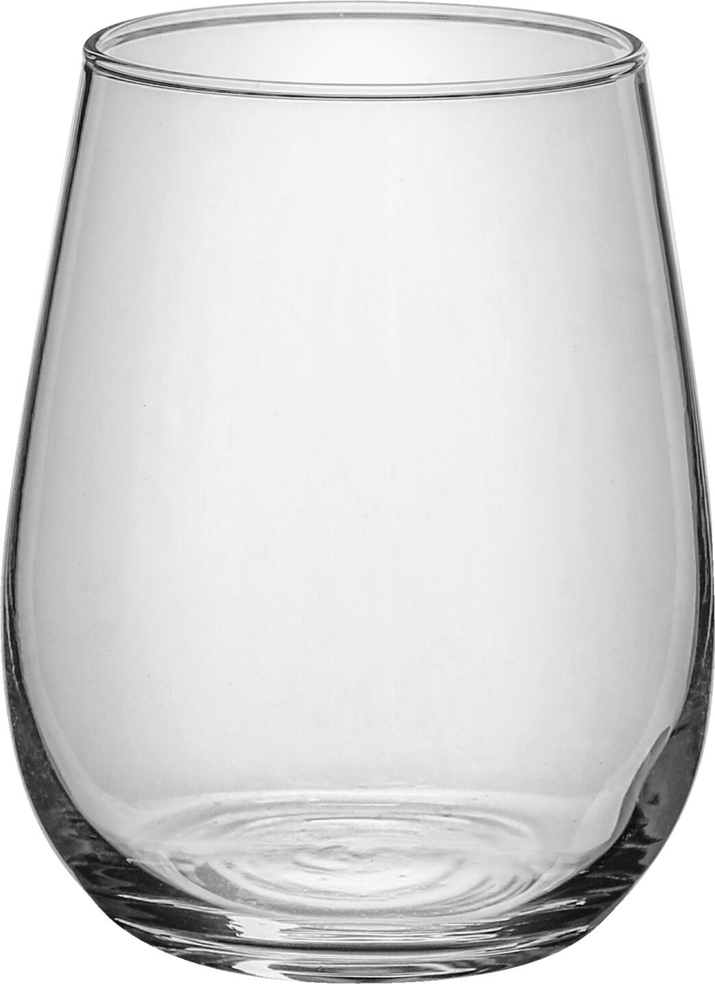 Pahar pentru băuturi LAV Paris, 360ml Transparent, Sticlă Groasă de Calitate Superioară, Rezistent la Mașina de Spălat Vase, pentru HORECA și Casă