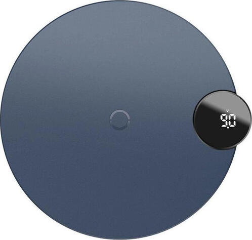 Încărcătorul wireless Baseus Digital LED Display BSWC-P21 cu tehnologia Qi 10W (albastru) - Incarcatorul wireless Baseus Digital LED Display BSWC-P21 cu tehnologie Qi 10W (albastru).