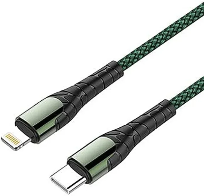 Cablu LDNIO LC112 USB-C către Lightning de 1 metru pentru iPhone.