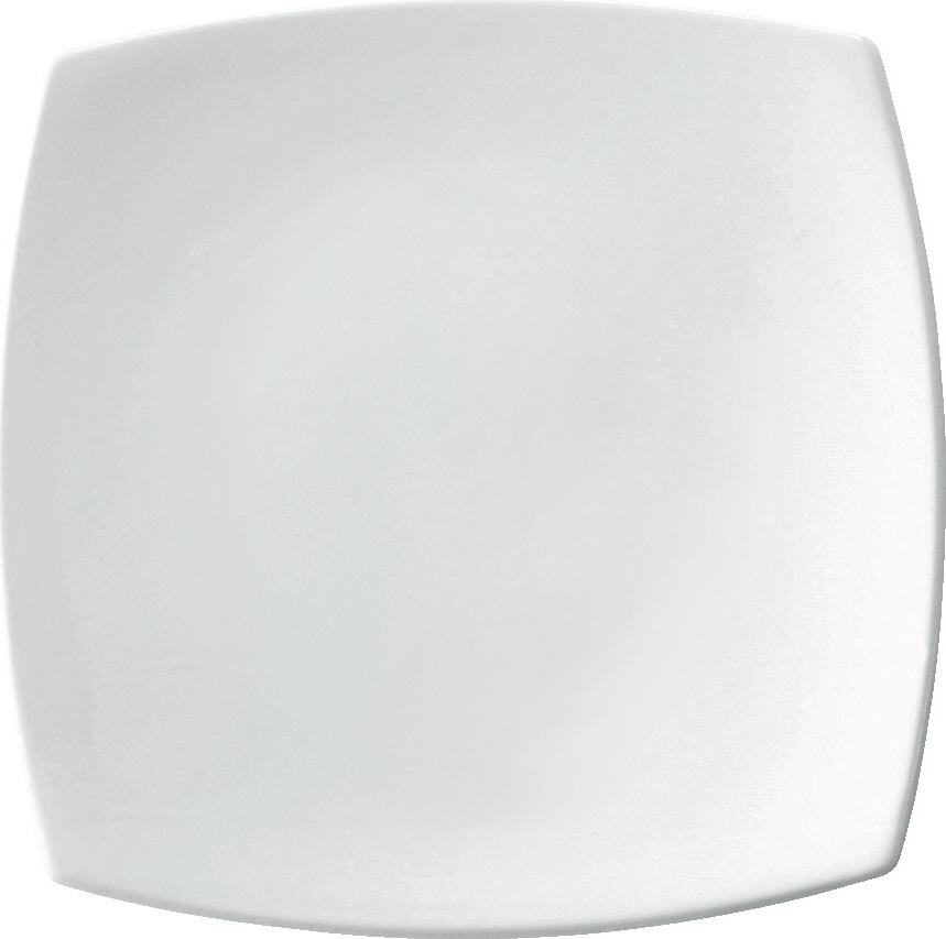 VEGA LUSINI Solutions GmbH Plate Bali flat Teller Bali flach Plate Bali flat; 19x19x0.9 cm (LxWxH); white; square; 6 piece / pack Teller Bali flach; 19x19x0.9 cm (LxBxH); weiß; quadratisch; 6 Stück / Pack White porcelain plates in square shape. Without flag. Dishwasher safe and microwaveable. Weiße Porzellan-Teller in eckiger Form. Ohne Fahne. Spülmaschinenfest und mikrowellengeeignet.