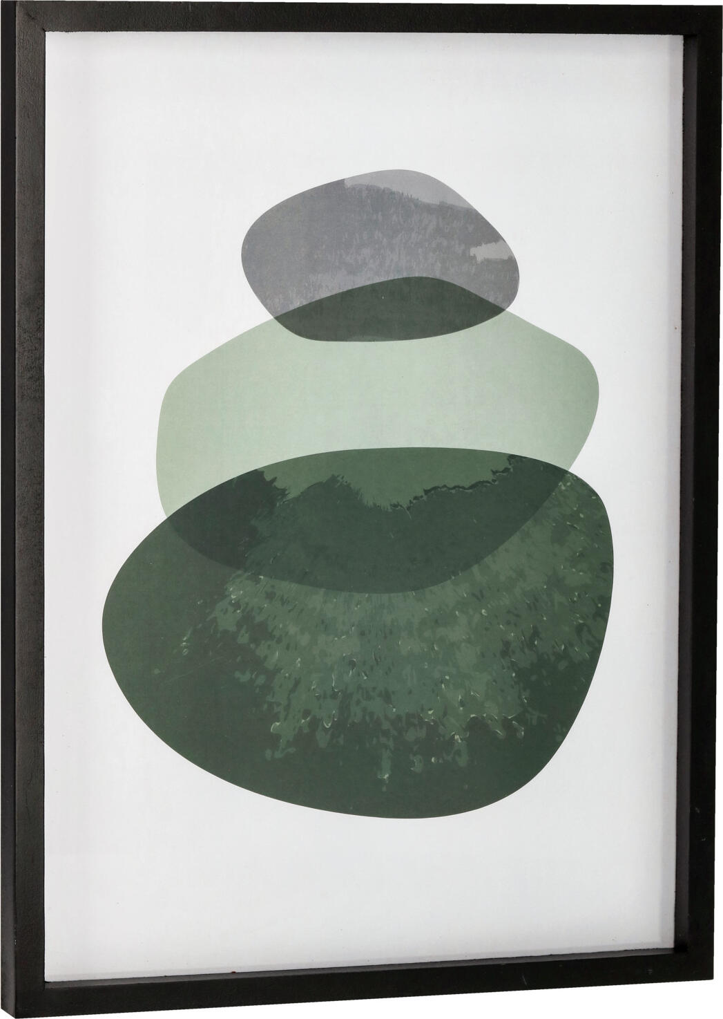 unknown LUSINI Solutions GmbH Wall art Arvid Wandbild Arvid Wall art Arvid; 30x40 cm (LxH); black/green/white Wandbild Arvid; 30x40 cm (LxH); schwarz/grün/weiß Wall art with wooden frame, includes hanger. Wandbild mit Holzrahmen, inkl. Aufhängevorrichtung.